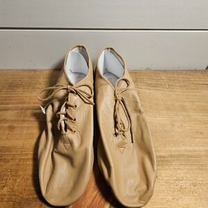 Bloch S0403L Ultraflex Tan Leather Jazz Dance Shoes Women's 9.5 Narrow N NIB